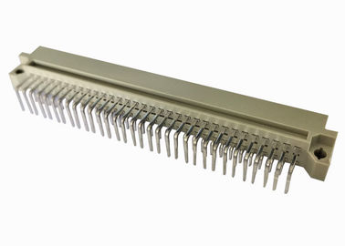 Connecteur à angle droit de carte PCB de connecteur du laiton DIN 41612 en-tête de lancement de 2,54 millimètres
