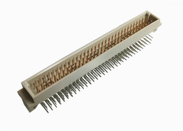 Connecteur à angle droit de carte PCB de connecteur du laiton DIN 41612 en-tête de lancement de 2,54 millimètres