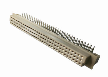 Courant 3A à angle droit de Pin droit DIN 41612 de l'en-tête 3x32 de rangée masculine de la borne trois