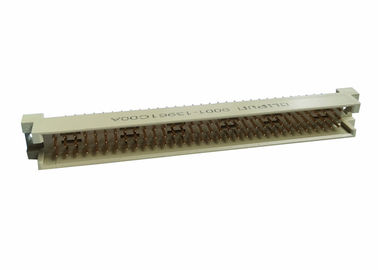 Droit masculin de la rangée DIN 41612 de triple de Pin de l'IMMERSION 3X32 de connecteur de carte PCB du laiton 96p