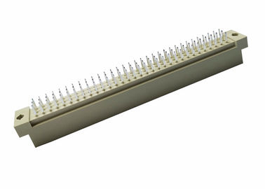 Droit masculin de la rangée DIN 41612 de triple de Pin de l'IMMERSION 3X32 de connecteur de carte PCB du laiton 96p