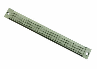 Droit masculin de la rangée DIN 41612 de triple de Pin de l'IMMERSION 3X32 de connecteur de carte PCB du laiton 96p