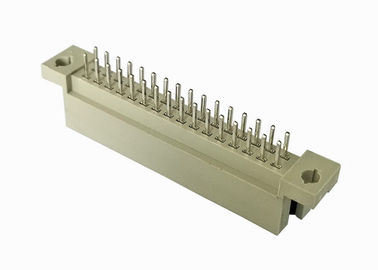 En-tête masculin de carte PCB de connecteur droit DIN 41612 or/étain de 180 degrés au-dessus de nickel