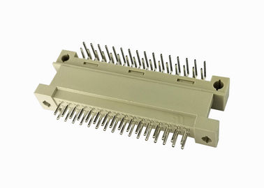 En-tête masculin de carte PCB de connecteur droit DIN 41612 or/étain de 180 degrés au-dessus de nickel