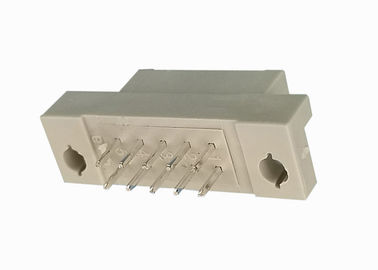 180 matériel en laiton de contact de Pin de l'en-tête 2x5 de rangée du connecteur deux du degré DIN 41612