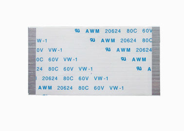 Câble plat blanc A de FFC FPC/fil plat flexible connecteur 0.5mm de B