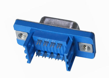 Bleu 2.77mm type type droit de 9 bornes D de prise de DP de soudure de connecteur femelle