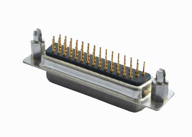 Type matériel ISO9001 de 44 bornes D de la rangée PBT de double de connecteur femelle approuvé