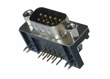 Matériaux de contact d'or/étamage de connecteur de SOUS-MARIN du DB DR D de mâle de 9 bornes