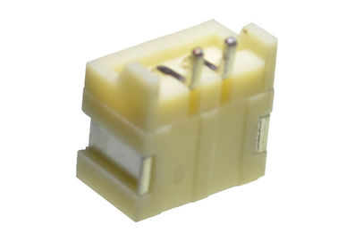 Couleur terminale de blanc de connecteur de logement de Pin de rangée du connecteur simple 2 de gaufrette