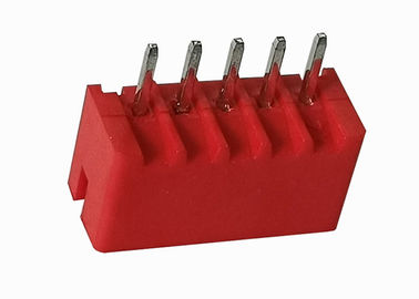 Pin 5 femelle à angle droit de l'en-tête 2.0mm de soudage par pression pour le rouge de panneau de carte PCB