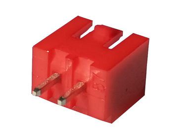 Certification droite rouge d'UL de contact d'alliage de Coppy de lancement du connecteur 2.0mm de gaufrette