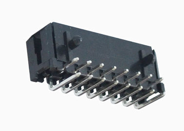 Tension de tenue 500V à angle droit de connecteur de gaufrette de fil de PBT/PA6T
