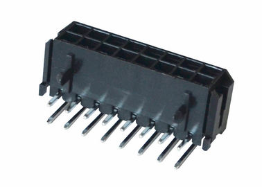 Tension de tenue 500V à angle droit de connecteur de gaufrette de fil de PBT/PA6T
