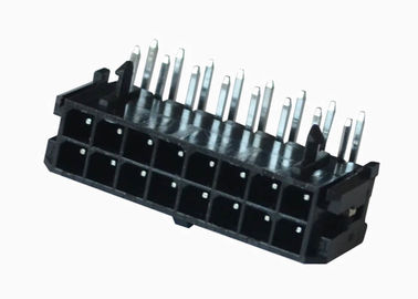 Tension de tenue 500V à angle droit de connecteur de gaufrette de fil de PBT/PA6T