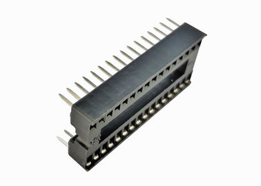 estimation actuelle du connecteur 3A d'en-tête de Pin de perforation rectangulaire d'IMMERSION de prise d'IC de lancement de 1.778mm