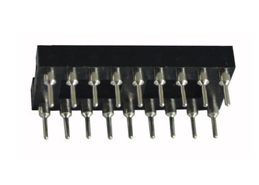 Connecteur rond d'en-tête de Pin droit de la prise 18P du trou 2.54mm IC 180 degrés