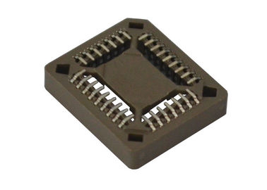 32 type or/étamage de SMT de lancement du connecteur 1.27mm de prise de Pin PLCC IC