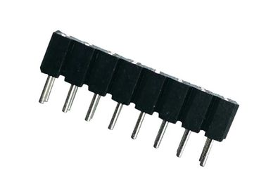 Usiné autour de l'IMMERSION femelle PPS 2.54mm 180° UL94V 0 de connecteur d'en-tête de Pin