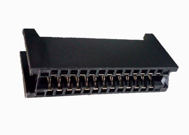 Fil femelle d'Idc d'en-tête de 26 bornes pour embarquer le type de câble de presse de connecteur noir de 60V