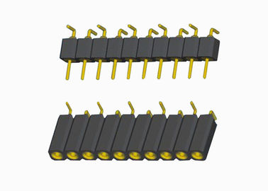 type masculin et femelle de rangée simple de femelle de 2.54mm d'en-tête rond de Pin d'en-têtes de SMT
