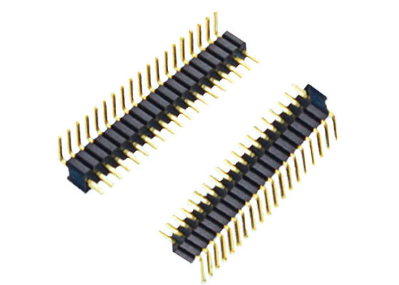 Connecteur à angle droit d'en-tête du lancement 10P de PA6T 1.0mm