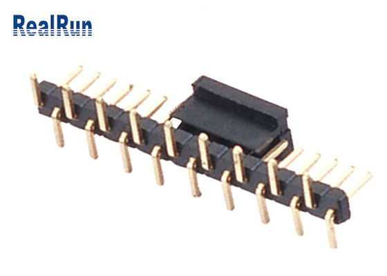 Connecteur masculin UL94V-0 d'en-tête de lancement simple de la rangée 9P 1.0mm de SMT SMD
