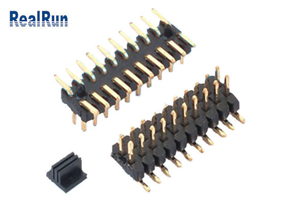mâle SMT SMD 2x10 Pin Header Connector de lancement de 1.0mm