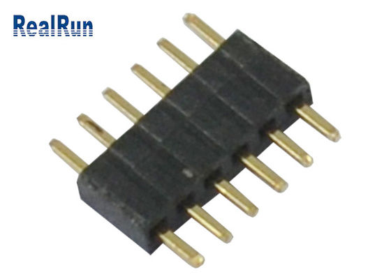 6 Pin 0.75A Pin Header Connector du lancement 1*6 de la position 1.0mm