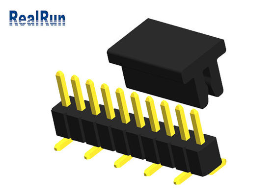 connecteur masculin simple d'en-tête de 1.0mm 1x10 Row10P avec la PAC