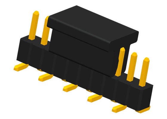 connecteur masculin simple d'en-tête de 1.0mm 1x10 Row10P avec la PAC