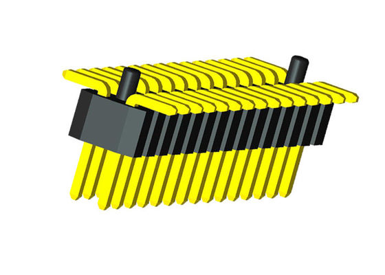 rangée SMT Pin Header 0.75A de lancement de 1.0mm double avec le courrier d'emplacement