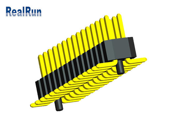 rangée SMT Pin Header 0.75A de lancement de 1.0mm double avec le courrier d'emplacement