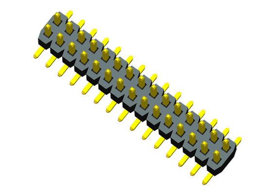 rangée SMT Pin Header 0.75A de lancement de 1.0mm double avec le courrier d'emplacement