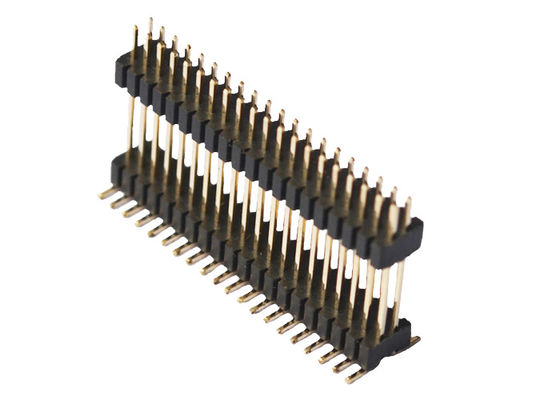 Isolateur Pin Header Connector de la double couche 40P PA6T 1.0*1.5mm