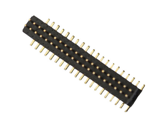 Isolateur Pin Header Connector de la double couche 40P PA6T 1.0*1.5mm