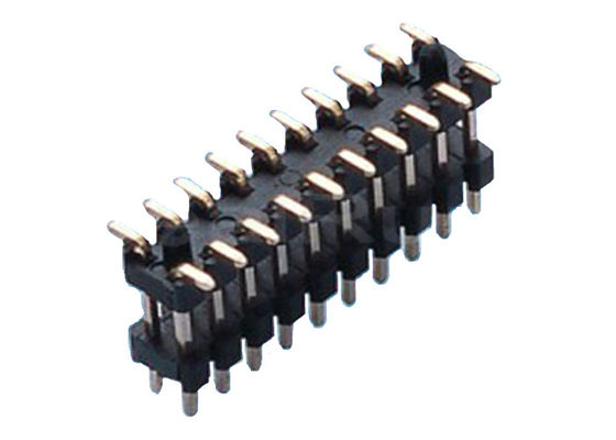 Isolateur Pin Header Connector de la double couche 40P PA6T 1.0*1.5mm