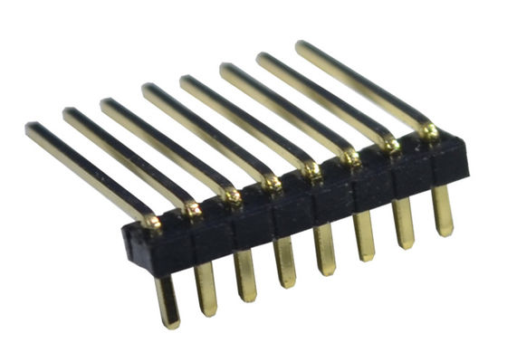 8P 90 connecteur masculin 500VAC d'en-tête de taille du degré 1.0mm
