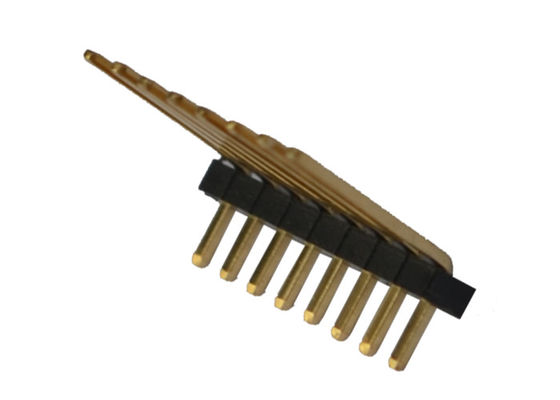 8P 90 connecteur masculin 500VAC d'en-tête de taille du degré 1.0mm