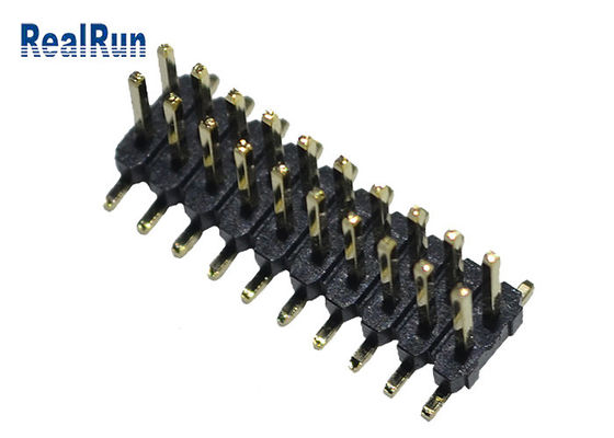 Double connecteur vertical d'en-tête de bâti de la rangée 20P 500VAC 1.27mm SMD