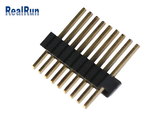 PLONGEZ directement le Pin masculin du connecteur 10 d'en-tête de lancement de l'ohm 1.27mm de 20m