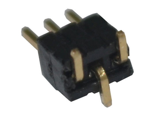 Connecteur masculin d'en-tête de lancement vertical du 1H DU MATIN SMD 1.27mm de PA6T