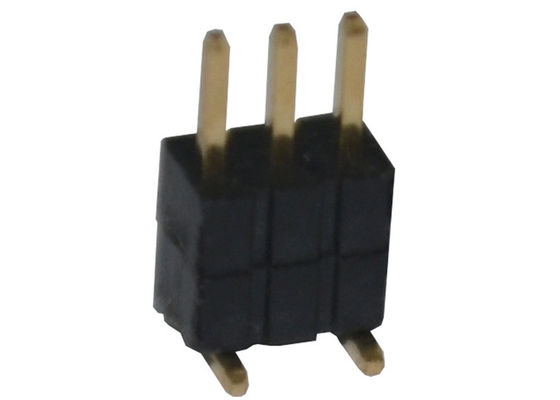 Connecteur masculin d'en-tête de lancement vertical du 1H DU MATIN SMD 1.27mm de PA6T