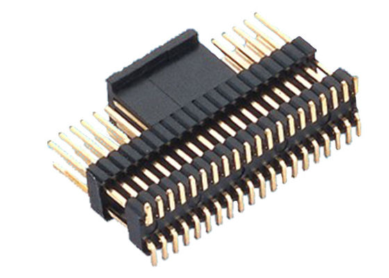 20H SMD Pin Header de l'UL 94V-0 2.0mm de placage à l'or