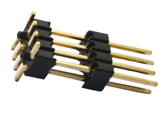 Lancement de l'UL 94V-0 Pin Header Connector 1.27mm avec la cheville d'emplacement