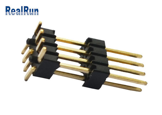 Lancement de l'UL 94V-0 Pin Header Connector 1.27mm avec la cheville d'emplacement