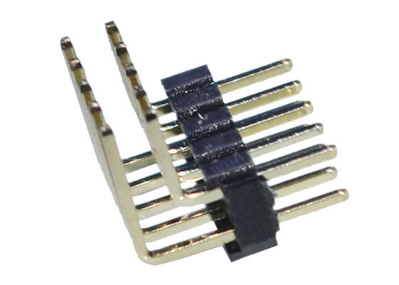 UL à angle droit 94V-0 de connecteur de carte PCB de rangée de double de PBT 10pin