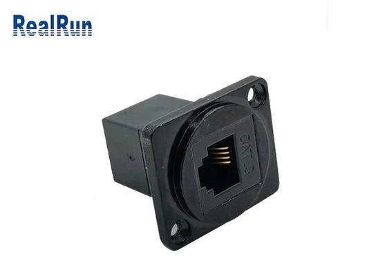 6P4C droit par RJ11 la femelle modulaire de prise du connecteur CAT3