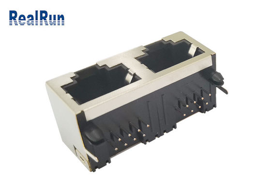 RJ45 bâti Jack Metal Shielded Modular Jack modulaire de carte PCB de la droite 8P8C