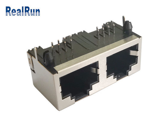 RJ45 bâti Jack Metal Shielded Modular Jack modulaire de carte PCB de la droite 8P8C